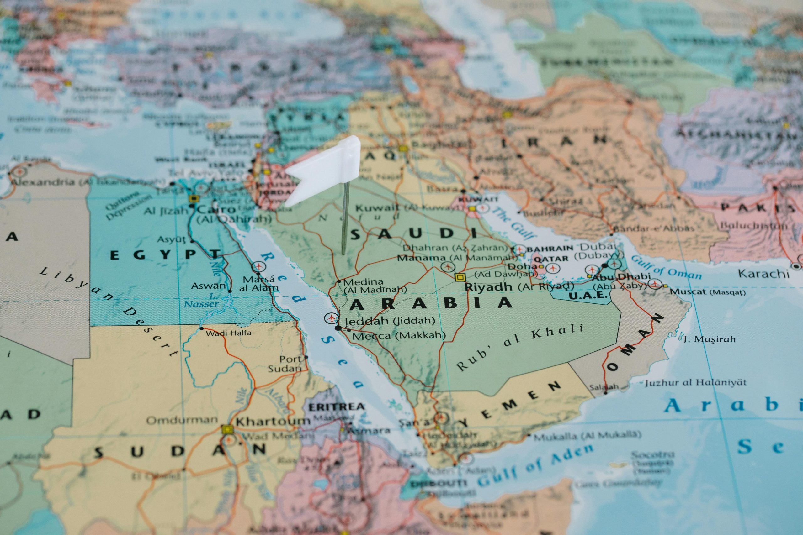 Middle east map